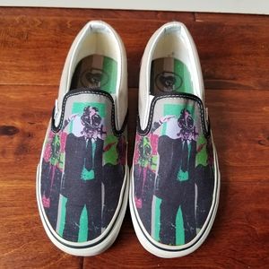 Vans Slip On Shoe Rise Against Women's 6.5 Men's 5